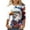 ZFY11_Multicolor, variant on VKOYWKM Women's 4th of July Shirts 3/4 Sleeve Tie Dye Tops Independence Day Red White and Blue Graphic T Shirts Loose Fit Crewneck Holiday Tops