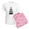 thumbnail image 6 of CafePress - Bernese Mt Dog Xmas Tree Pajamas - Women's Short Sleeve Print T-Shirt and Pants Light Cotton Pajama Set, 6 of 7