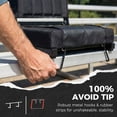 thumbnail image 5 of SPORT BEATS Stadium Seats with Back Support Bleacher Chairs with Back and Cushion Thick Padded Bleacher Seats Includes Shoulder Strap, 5 of 8