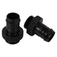 thumbnail image 5 of piezas de conexión de púas para radiador de refrigeración por agua de computadora, disipadores de calor de cobre, abrazadera de enfriador para tubo de diámetro interior de 3/8 pulgadas, G1/4, cromado, 5 of 8
