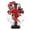 Red, Black, White, variant on Gothic Moon Skull Rose Building Blocks Set, Dark Aesthetic Building Toy Model with Spooky Skeleton Face, Perfect Valentine's & Halloween Toy Collectible Gifts (439Pcs)