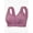 Dark Purple, variant on Wireless Bras for Women Seamless No Underwire Front Closure Bra Seamless No Underwire Everyday Bras Light Pink, Size S/36
