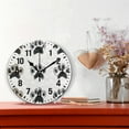 thumbnail image 2 of Yayeee 10" Wall Clock Battery Operated Quartz Round Silent Non-Ticking Home Decor,Cartoon Cat Paw, 2 of 6