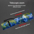 thumbnail image 4 of Compact 1600mAh LED Flashlight, 1000 Lumens Rechargeable Zoomable Torch, 4 Modes & Strobe Light, IPX5 Waterproof for Camping, Night Running, Emergency Kits, 4 of 9