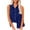 Blue, variant on Staron Summer Blouses for Women Casual Sleeveless Button Down Shirt Solid Color Side Slit Turn-Down Collar Tank Top, Light Blue XL