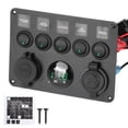 thumbnail image 2 of Interruptor basculante Jadeshay barco LED 5 bandas voltímetro digital, 2 of 8