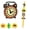 D, variant on SchooI Themed Pencil Toppers, Silicone Pen Clips for Teachers, Cute Classroom Stationery Decorations, J