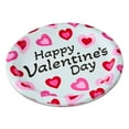 thumbnail image 2 of Disposable Paper Plates, 9", Red and Pink Hearts, 8 Count, Valentine's Day by Way To Celebrate, 2 of 6