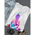 thumbnail image 3 of Meditating Om Silhouette T-Shirt Women -Image by Shutterstock, Female XX-Large, 3 of 4