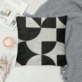 thumbnail image 2 of PIKWEEK Mid-Century Modern Pattern - Black and White Concrete Abstract Art Mid Century Modern ThrowGeometric Minimalist Pillow Covers for Couch Outdoor Decor Multiple specifications, 2 of 5