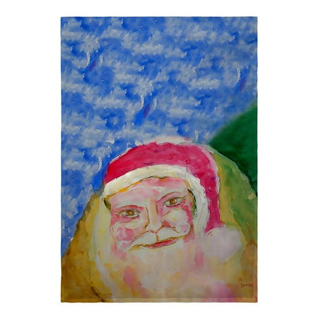 Betsy Drake FL909G Santa Face Flag - 28 x 40 in.