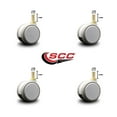 thumbnail image 2 of 2.375 Inch MRI Safe Casters – 12mm Threaded Stem – Set of 4 – Service Caster, 2 of 2