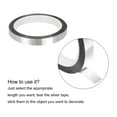 thumbnail image 4 of Uxcell Silver Tone Metalized Tape 0.6 Inch x 55 Yards Decor Tape for DIY, 4 of 6