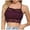 Wine, variant on VBTAPA Wireless Lace Bralette for Women Spaghetti Strap Lace Cami Bandeau Bras Slim Basic Camisole Green XL
