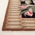 thumbnail image 3 of Safavieh Chelsea Elton Bordered Wool Area Rug, Black/Brown, 2'6" x 4', 3 of 11