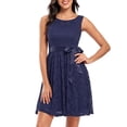 thumbnail image 3 of jsaierl Women Vintage Sleeveless Princess Floral Lace Casual O-Neck Party Swing Dress Homecoming Dresses 2024, 3 of 6