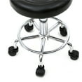thumbnail image 6 of Tenozek 360 Swivel Bar Stool with Wheels Adjustable Armless Salon Stool Chairs with Back & PU Leather Seat Black, 6 of 8