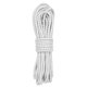 thumbnail image 1 of Cordón de cuero de 11 yardas, tiras de cuero trenzadas redondas de 5.5 mm, cuerda plegada para manualidades, fabricación de joyas, collares, pulseras, cinturones, blanca, 1 of 7