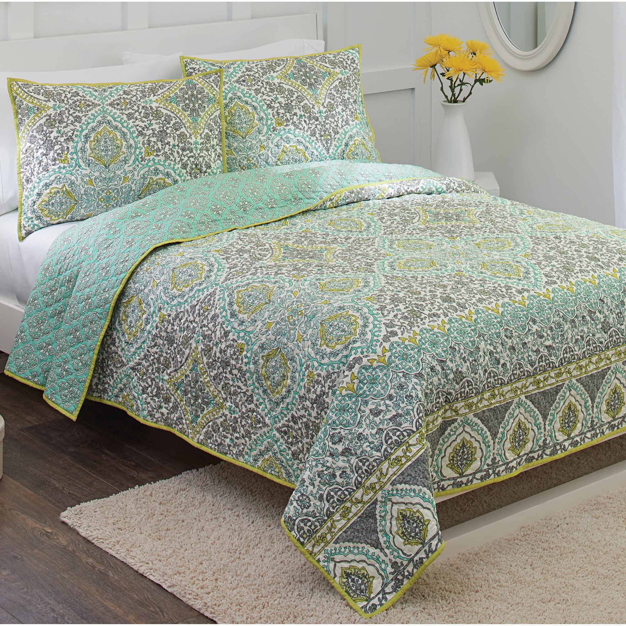 Better Homes Gardens Arabesque Quilt 1 Each Walmart Com