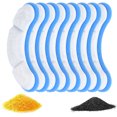 thumbnail image 4 of Cat 8pcs Filters for 61OZ/1.8L Transparent Cat Water Fountain Filters Pet Fountain Activated Carbon Filter Replacement Filter for Cat Fountain, 4 of 7