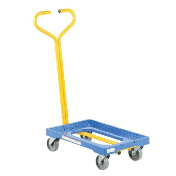 Vestil Manufacturing PDH-1624 16 x 24 in. Plastic Dolly with Handle&#44; 500 lbs