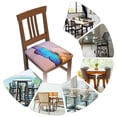 thumbnail image 7 of KLL Morpho butterfly and dandelion Pattern Seat Covers for Dining Room Chairs,Washable Chair Seat Chair Covers Seat Protector-Six Piece, 7 of 7