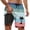 Pink-1, variant on ibiyuan Men Swim Trunks 5 Inch with Compression Liner Quick-Dry Bathing Suit 2 In 1 Beach Board Shorts Zipper Pockets Lightweight Printed Beach Swimming Pool Swimwear,Dark Gray-3