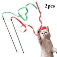 thumbnail image 2 of 2 Pcs Cat Teaser Baguette pour Chat Interactive Motif Drôle Jouet Interactif pour Chat pour Noël, 2 of 10