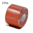 thumbnail image 3 of Uxcell 2 Rouleaux de Ruban Silicone Auto-Fusant 2 Pouces x 10 Pieds x 0.04 Pouces Ruban Caoutchouc Étanche pour Réparation de Fuite de Tuyau, Rouge, 3 of 5