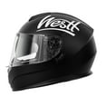 thumbnail image 3 of Westt Full Face Helmet - Motorcyle Helmet with Dual Visor DOT Approved - Black S, 3 of 9
