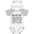 thumbnail image 3 of Inktastic Cousins Make the Best Friends Boys or Girls Baby Bodysuit, 3 of 5