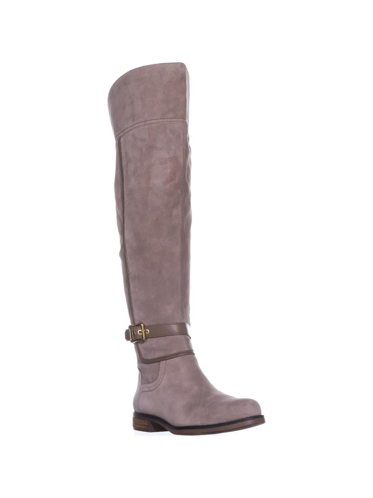 franco sarto wide calf suede boots