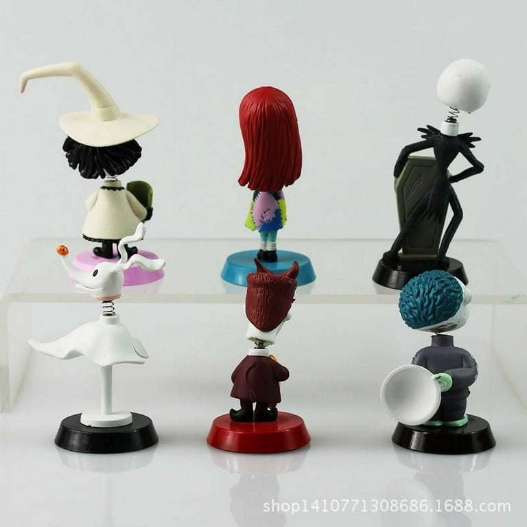 6pcs set The Nightmare Before Christmas Jack Skellington Halloween Model Figure Toys Walmart