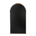 thumbnail image 4 of CC Home Furnishings Floral Wooden Framed Arched Floor Mirror - 55.5" - Gold, 4 of 4