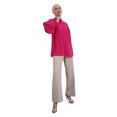 thumbnail image 3 of Fuchsia - Button Collar - Blouses - Refka, 3 of 5