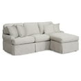 thumbnail image 3 of Sunset Trading Horizon Fabric Slipcover Reversible Chaise Sleeper Sofa in Gray, 3 of 7