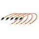 thumbnail image 1 of Uxcell XH hembra a hembra 4Pin cable de puente 2.54mm 20cm para proyectos electrónicos de protoboard, 5 piezas, 1 of 6