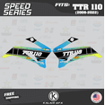 thumbnail image 2 of Kalair GFX Graphics Kit for Yamaha TTR110 (2008-2023) Speed Series, 2 of 5