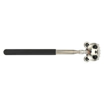 Unique Bargains 1 Pc Durable Back Scratcher for Bathroom Travel Hotel Black Stainless Steel