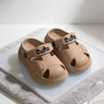 thumbnail image 4 of Gyujnb Unisex Kids' Closed Toe Clogs Sandals Adjustable Strap Breathable Water Shoes for Beach & Pool, Closed Toe Flat Heel,6-7 Years, 4 of 7