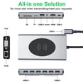 thumbnail image 4 of Hub adaptador USB tipo C 15 en 1 para MacBook y Windows, 4 of 8
