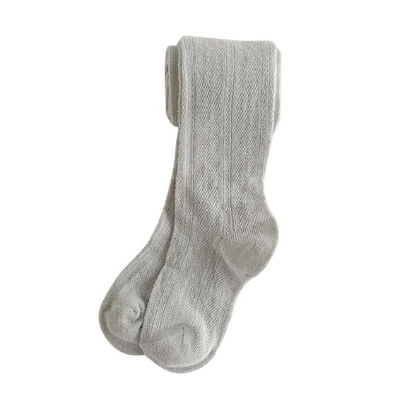 Generic Toddler Kids Baby Girls Cotton Leggings Knitted Pantihose Stretchy Basic Full Length Pants Pantyhose for Spring Autumn Stocking(2-4 Years Multi-color)