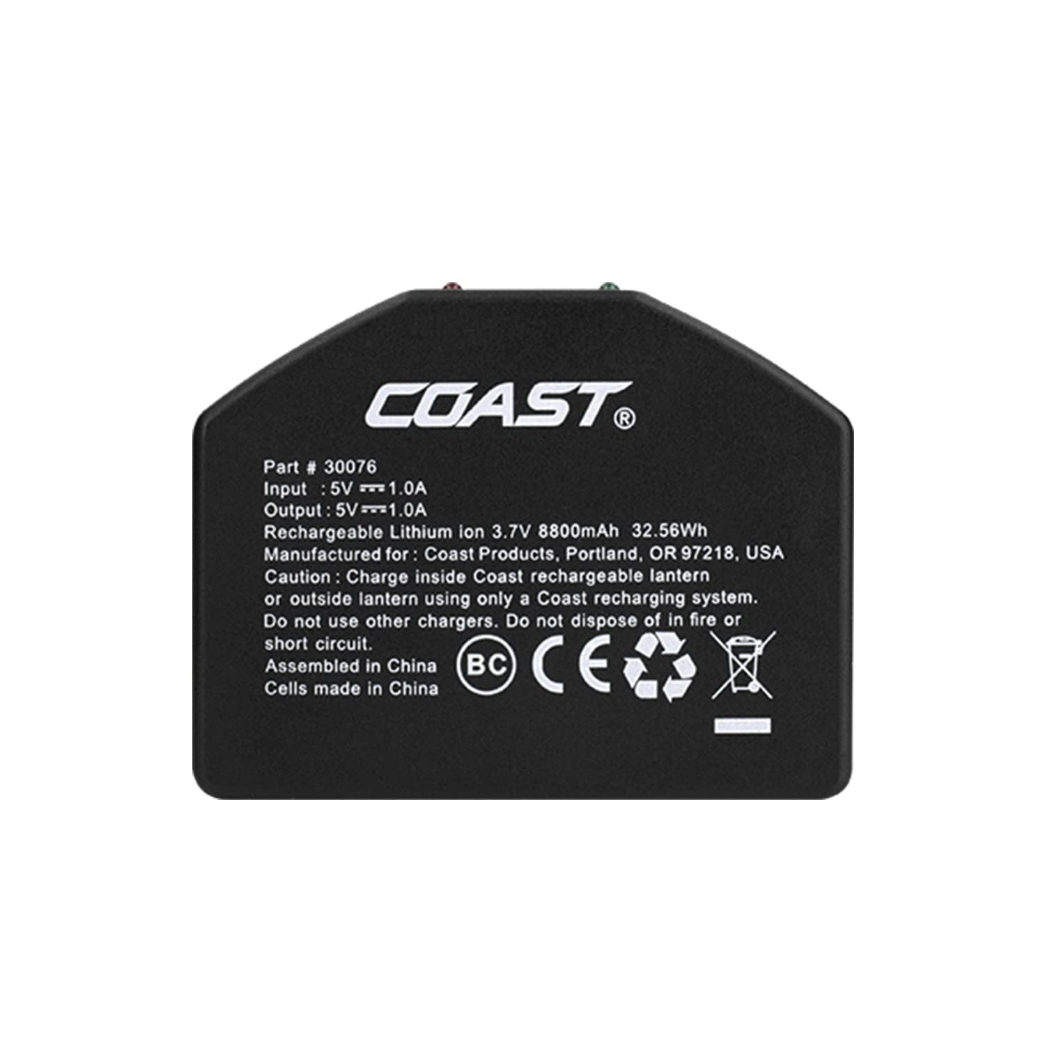 Coast ZX955 ZITHION-X Li-Ion Battery for EAL18, PM300, PM310 Coast ZX955 ZITHION-X Li-Ion Battery for EAL18, PM300, PM310