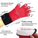 thumbnail image 2 of Premium Oven Gloves - Silicone Extremely Heat Resistant For Bakingred, 2 of 3