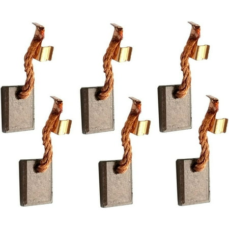 

6-PACK Durable CB-440 Carbon Brushes Replacement Carbon Brushes for CB-440 CB-448 CB-436 195021-6 194427-5