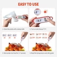 thumbnail image 4 of Instant Read Meat Thermometer for Grill and Cooking Waterproof Fast Food with Backlight Digital Probe BBQ Kitchen Cooking Candy Outside Gifts Men Him Dad Fathers Day, 4 of 4