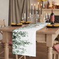 thumbnail image 2 of Table Runners 36 Inches Long Dress Scarves, Green Eucalyptus Farmhouse Kitchen/Dining Table Runner, Short Coffee Tablerunners, Weeping Botanical Leaf Watercolor 13x36 Inch, 2 of 9