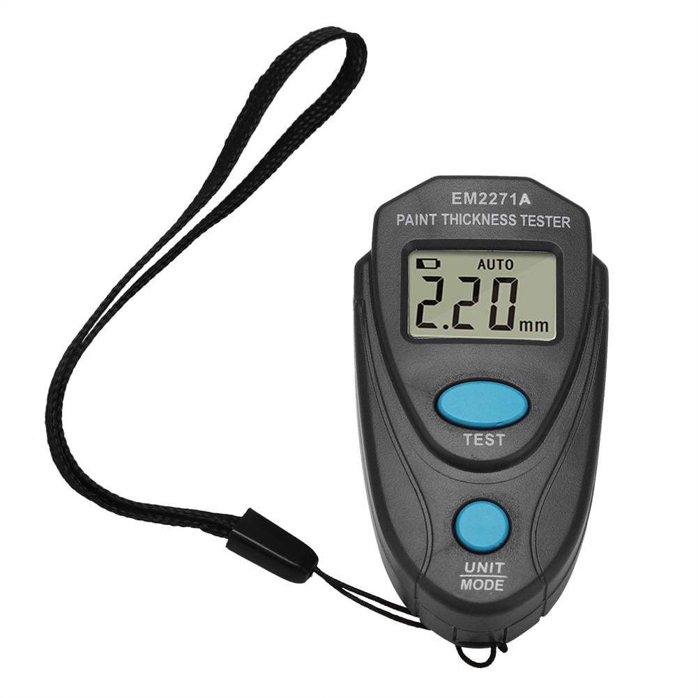 Mgaxyff Mini Paint Thickness Tester LCD Digital Display Car Coating