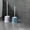 Blue, variant on hulanddfd Toilet Cleaner Brush Set, 17.91in Long Handle Toilet Bowl Brush with Holders for Bathroom Cleaning(Blue)