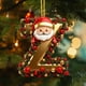 thumbnail image 3 of Adornos de letras para árbol de Navidad | Colgantes con letras del alfabeto para la decoración navideña del hogar | Decoraciones navideñas colgantes personalizadas para hacer tú mismo, 3 of 3